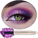 Daeuwiutr Purple Eyeshadow Stick for Eye Makeup, Cream Smooth Shimmer Glitter Eyeshadow Pencil, Hypoallergenic Waterproof Long Lasting Eye Shadow Beauty & Personal Care Daeuwiutr