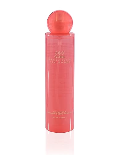 Perry Ellis 360 Coral for Women, 8.0 fl oz Body Mist, clean Beauty & Personal Care Perry Ellis