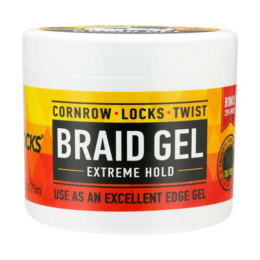 AllDay Locks Braid Gel Extreme Hold - Braiding Gel for Cornrows, Locks, & Twisting, Moisturizing Edge Control for Women and Men, Natural Formula Beauty & Personal Care AllDay Locks