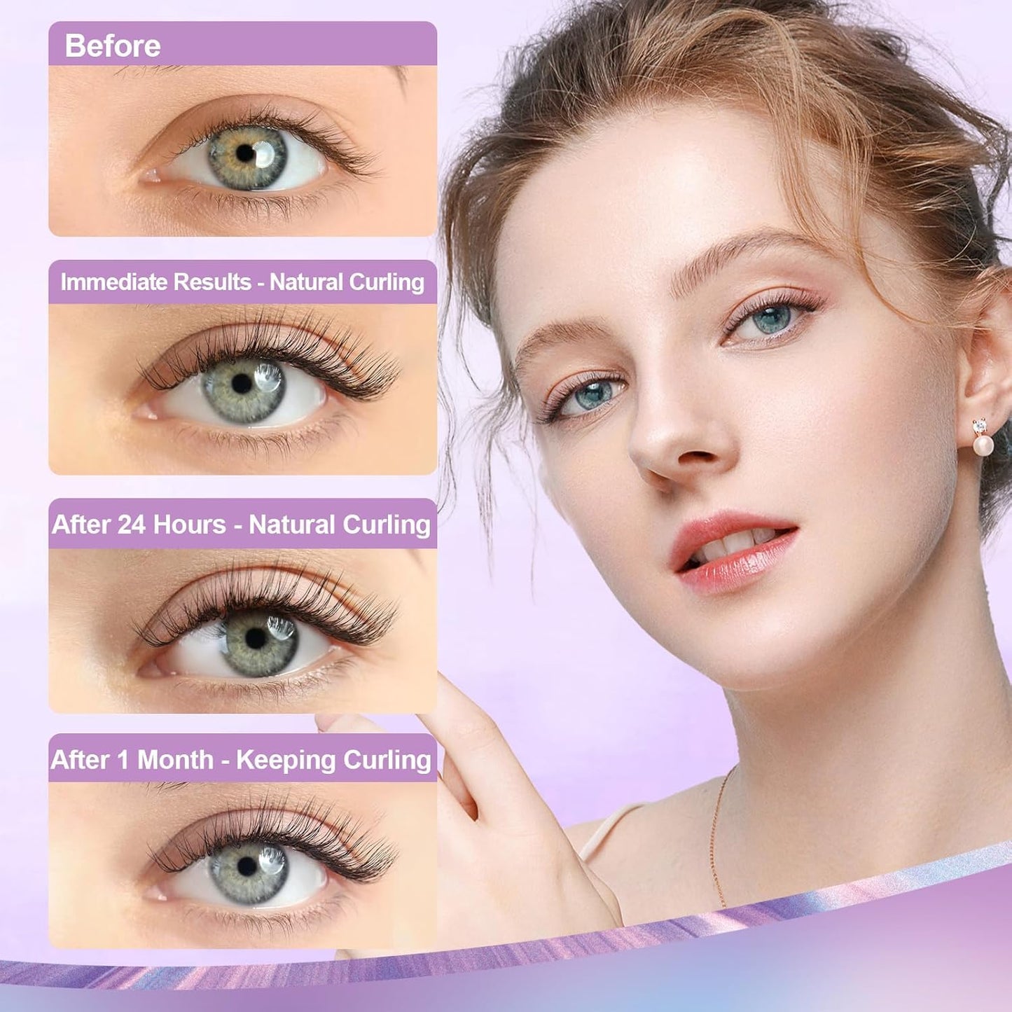 Lash Lift Kit, Eyelash Perm Kit, 5 Sets Lash Perm Kit Eyelash Lift Kit, Eyebrow Lamination Easy for Beginner, Professional Eyelash Curling Lash… Beauty & Personal Care Siripine