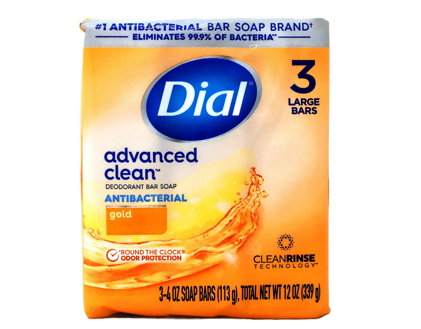 Dial 12402 4 oz. Gold Dial Antibacterial Soap Bars, 3 Pack Beauty & Personal Care Dial