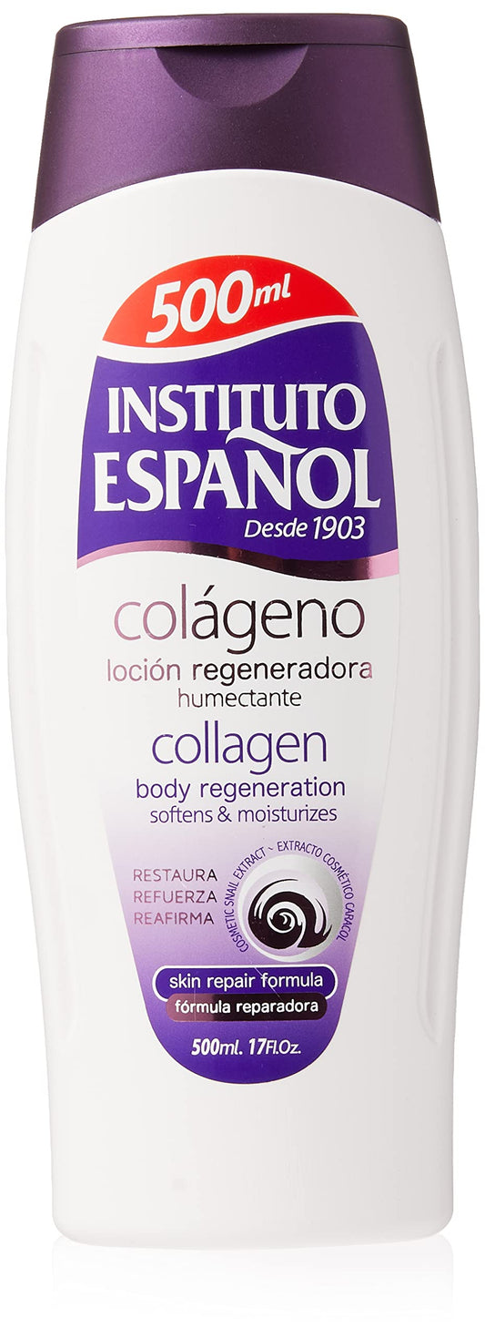 Avena Instituto Espanol Collagen body regeneration softens Moisturizes, Locion de Colageno 500ml Beauty & Personal Care Instituto Español
