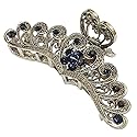 Numblartd Vintage Chic Rhinestone Large Size Fancy Hair Claw Jaw Clips Pins - Women Fashion Retro Metal Alloy Hair Catch Hair Updo Grip Hair Beauty & Personal Care Numblartd
