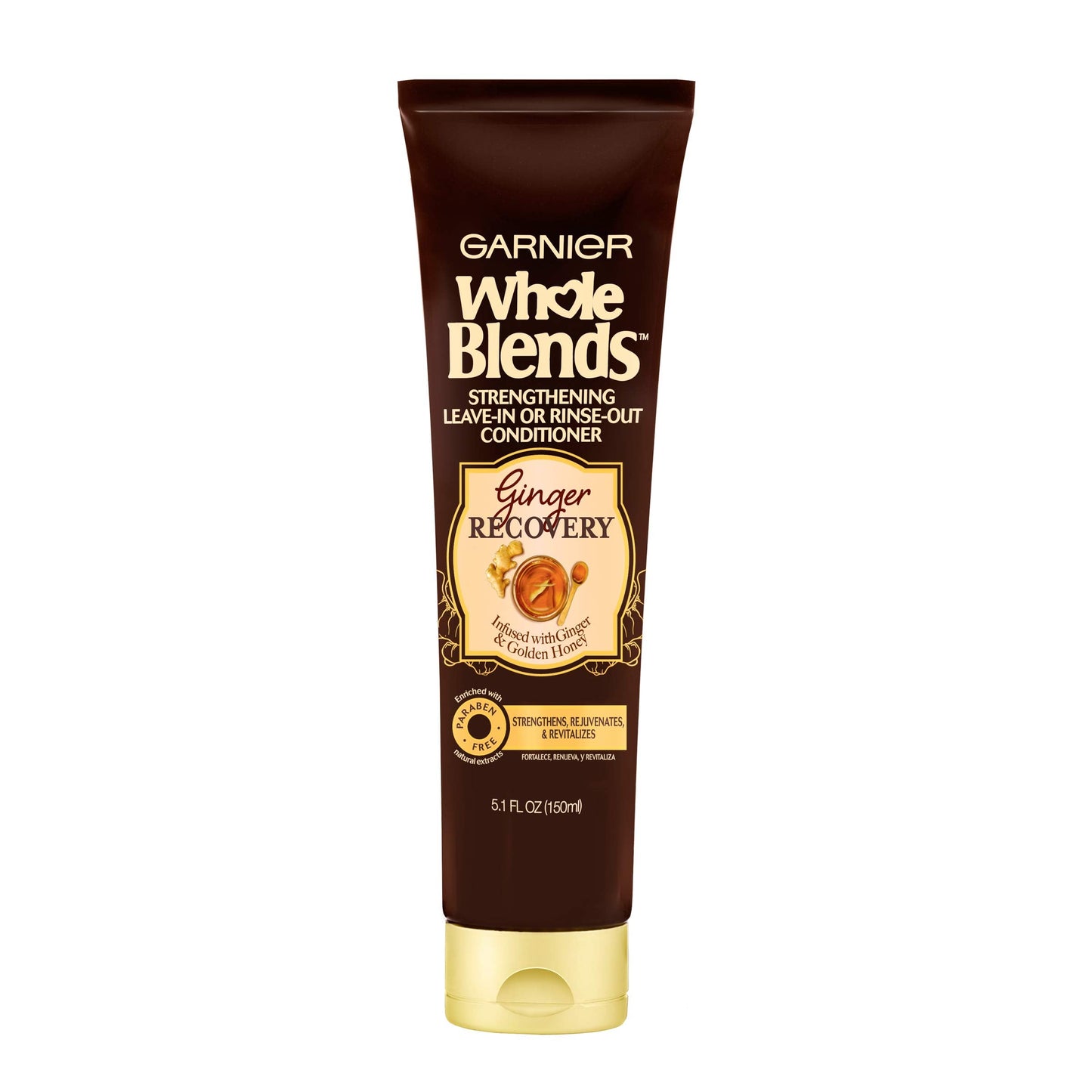 Garnier Hair Care Whole Blends Ginger Recovery Leave-in or Rinse-out Treatment, 5.1 Fl Oz Beauty & Personal Care Garnier