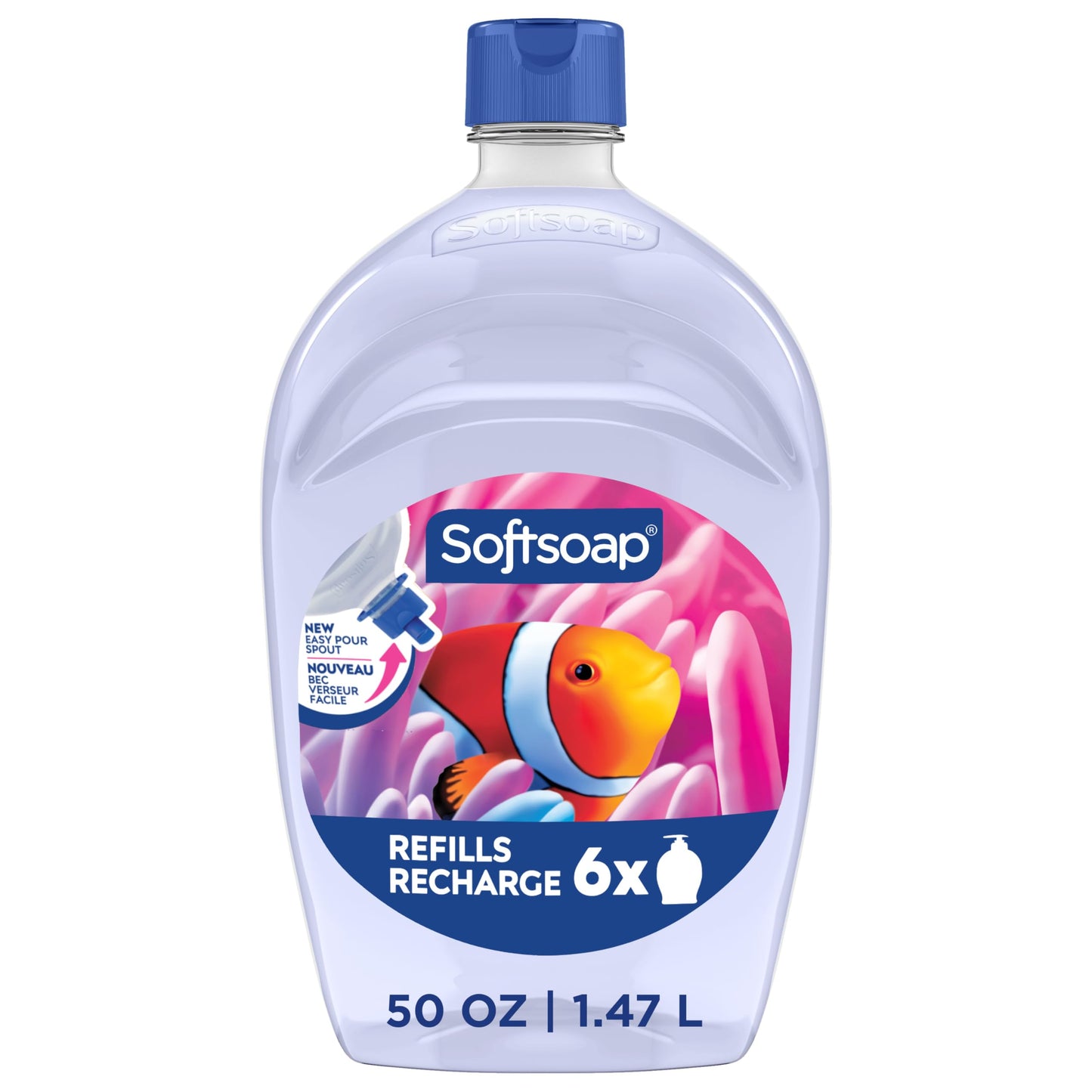 Softsoap Aquarium Liquid Hand Soap, Kitchen and Bathroom Hand Soap, 50 fl oz Refill Beauty & Personal Care Softsoap