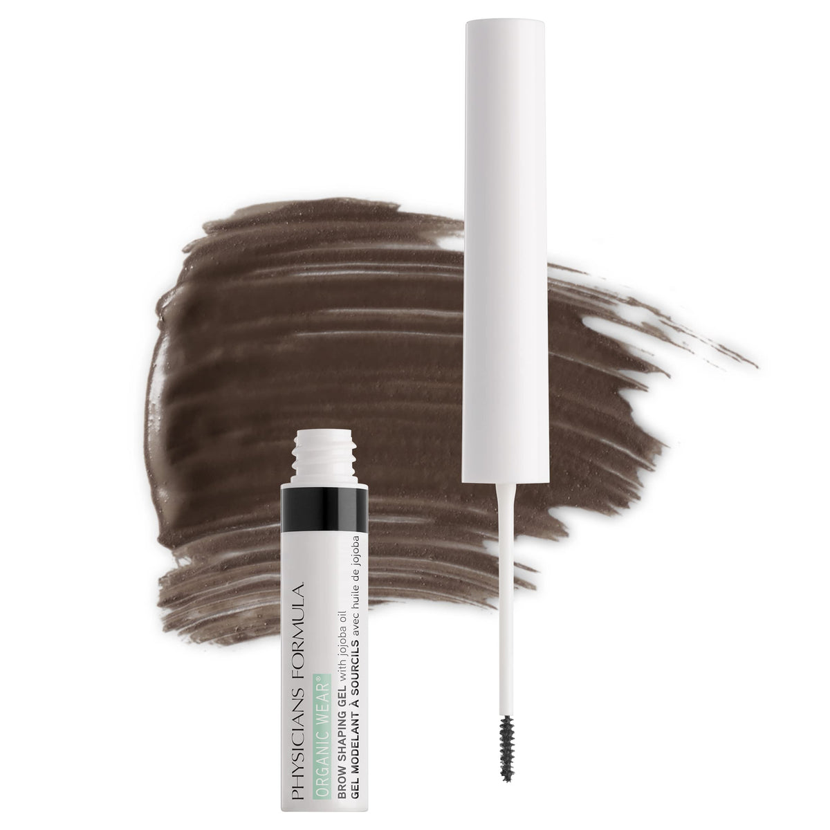 Physicians Formula Organic Wear All Natural Eyebrow Brow Gel Soft Black | Dermatologist Tested, Clinicially Tested Beauty & Personal Care Physicians Formula