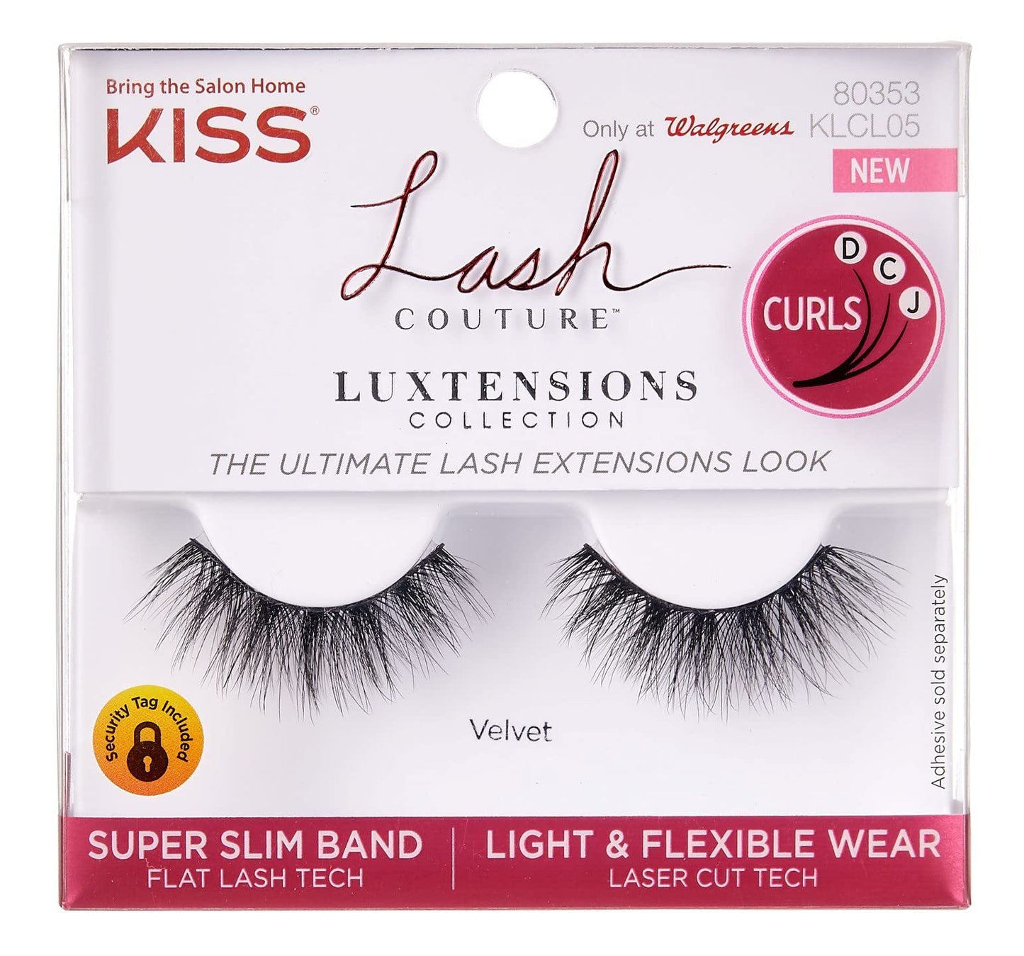 Kiss Lash Couture Luxtensions Velvet (Pack of 3) Beauty & Personal Care KISS