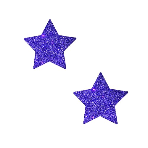 Neva Nude Purple Rain Glitter Starry Nights Bodistix - Glitter Body Stickers for Festivals, Raves, & Parties | Medical Grade Adhesive, Waterproof Beauty & Personal Care Neva Nude