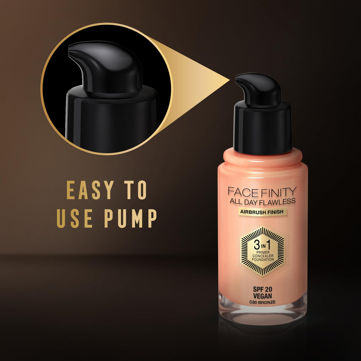 Max Factor Facefinity All Day Flawless 3 In 1 Foundation SPF 20, No. 55 Beige Beauty & Personal Care Max Factor