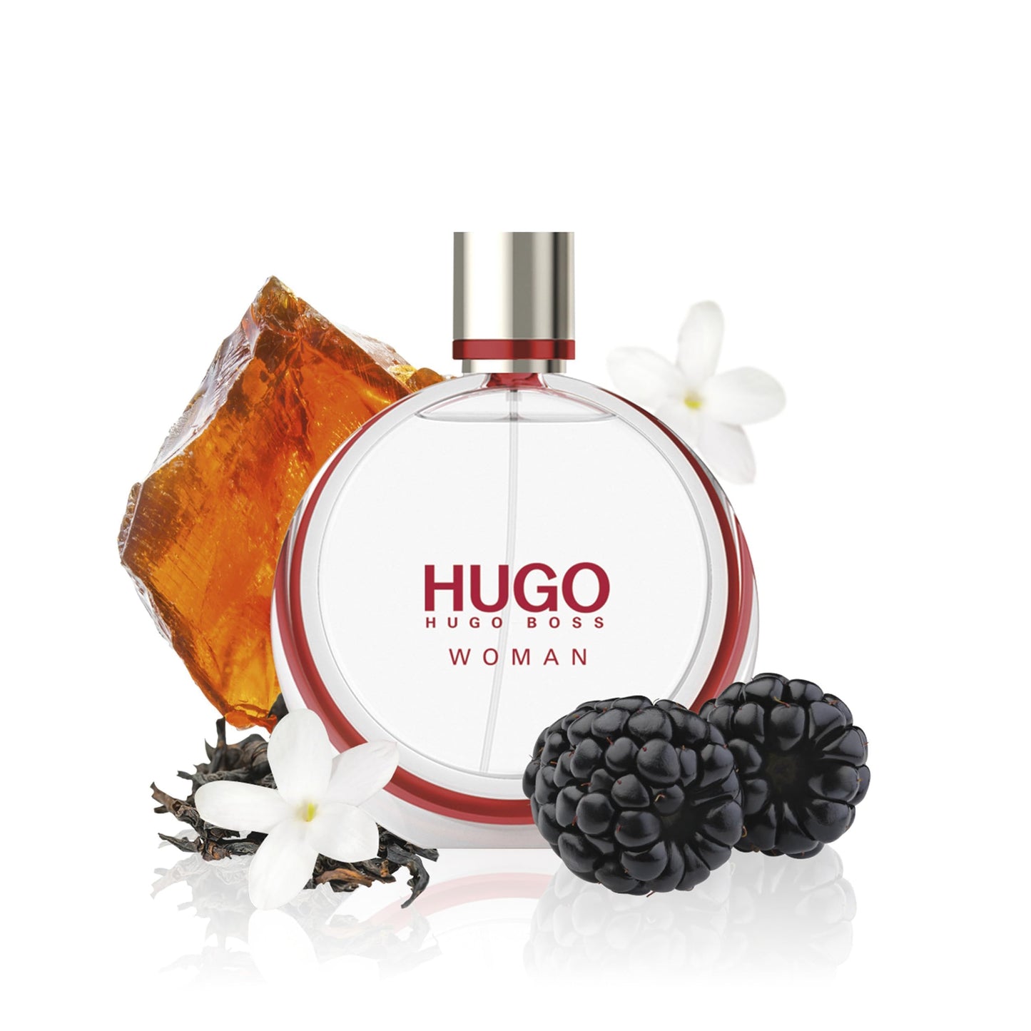 Hugo Boss HUGO Woman Eau de Parfum - Women's Floral Perfume - With Notes of Boysenberry, Black Tea, Jasmine & Amber - Luxury Perfumes for Women - Long Beauty & Personal Care Hugo Boss