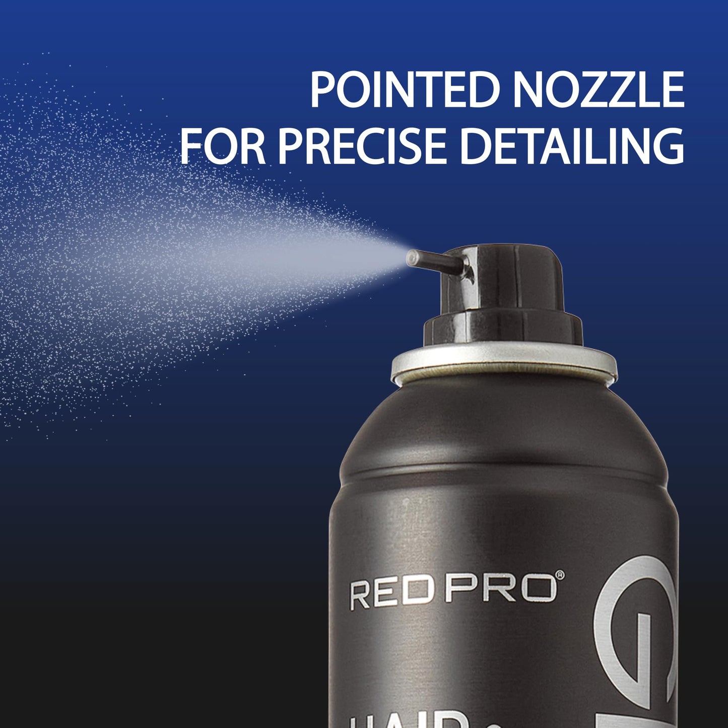 RED Pro GROOMANE Temporary Color Spray for Hair & Beard Line-Up, Barber Grade, Quick-Drying, 2X Longer-Lasting (Up to 20 Washes), Precision Nozzle, No Beauty & Personal Care RED Pro
