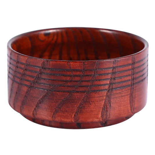 Saluaqui Wood Shaving Soap Bowl Cup Mug Tool, Man Shaver Cleansing Foam Round Lightweight Firm Environmental, Delicate Appearance, Good Mood When Beauty and Personal Care Saluaqui