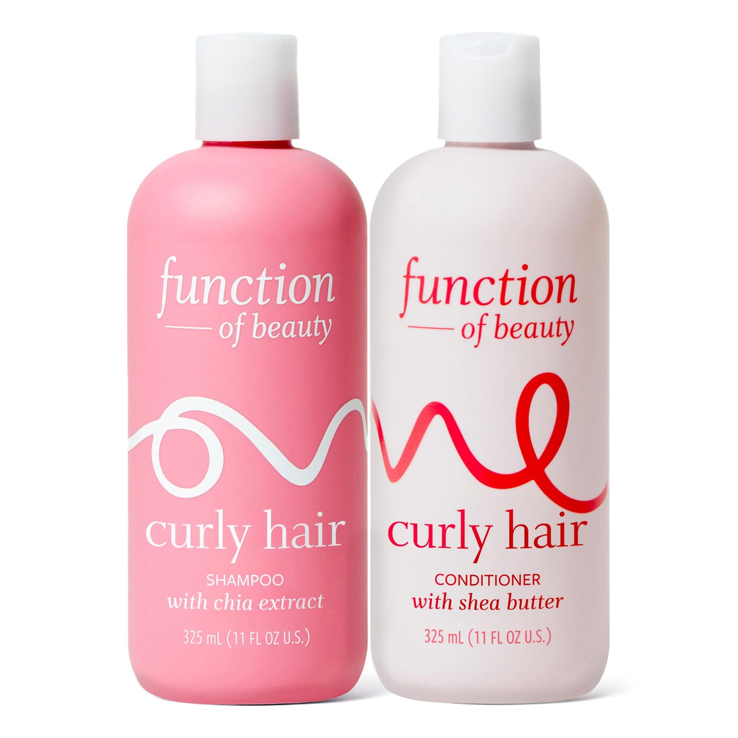 Function of Beauty Curly Hair Shampoo & Conditioner Set - Sulfate-Free Shampoo & Conditioner Duo for Natural Curls & Bounce - Curl Defining, Hydrating Beauty & Personal Care Function of Beauty
