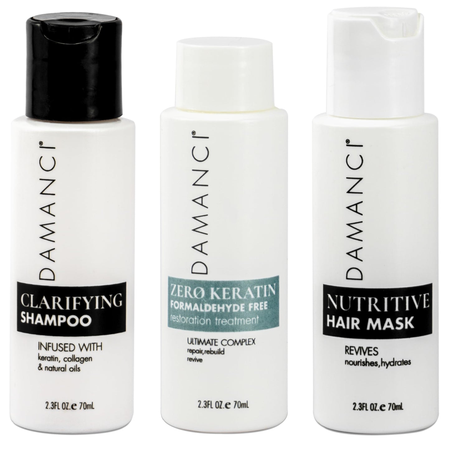 DAMANCI ZerO Keratin Revival Kit, Formaldehyde Free Keratin Hair Treatment, Tratamiento Para el Cabello, Keratina Organica sin Formol y Mascarilla Beauty & Personal Care DAMANCI