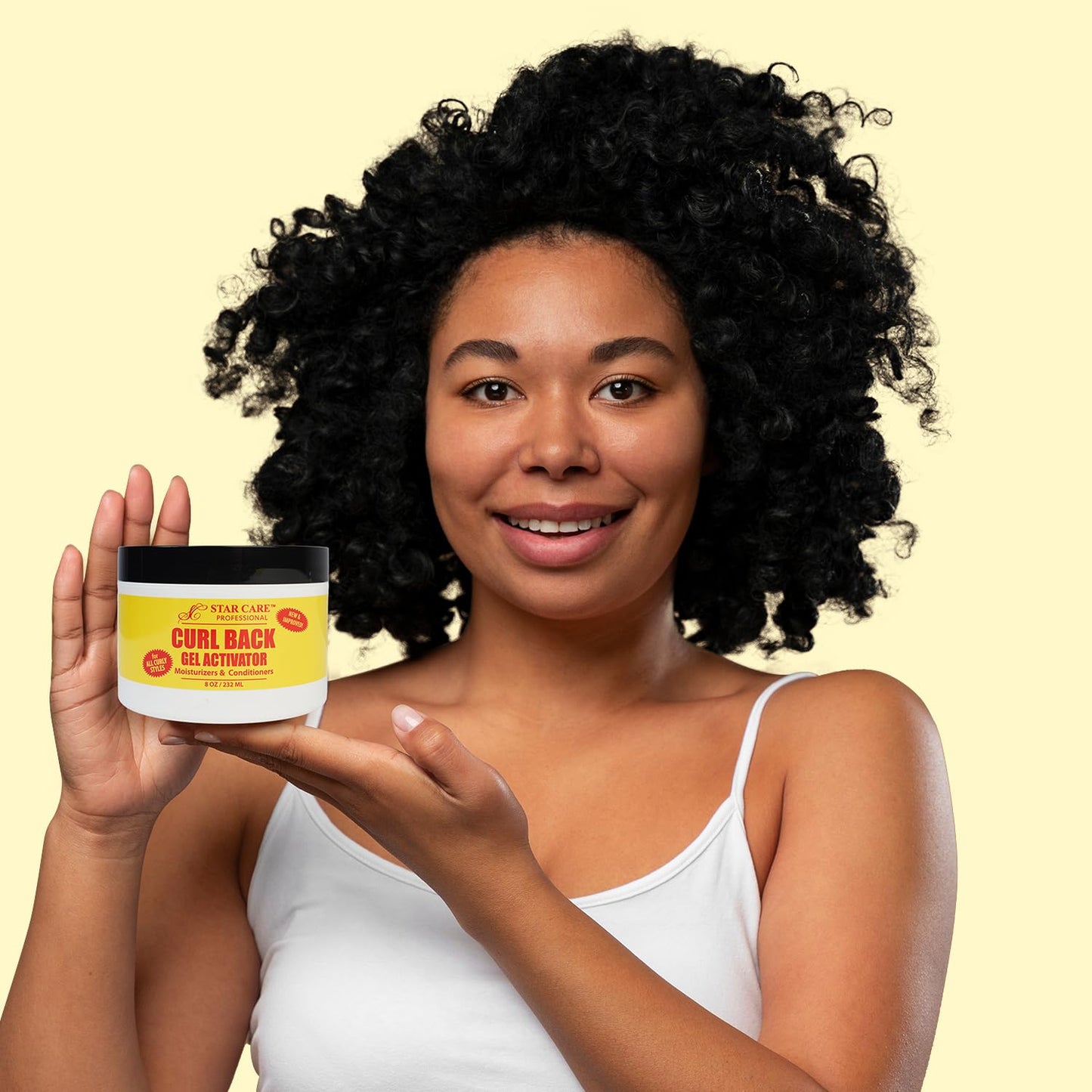 STAR CARE Curl Back Gel Activator 8oz Hydrating Curl Enhancer with Glycerin Softens Moisturizes for Healthy Defined Curls Reduces Breakage & Split Beauty & Personal Care STAR CARE