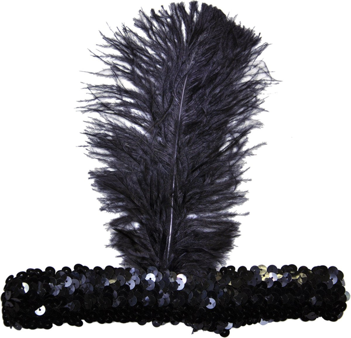Morris Costumes Flapper Headband Black