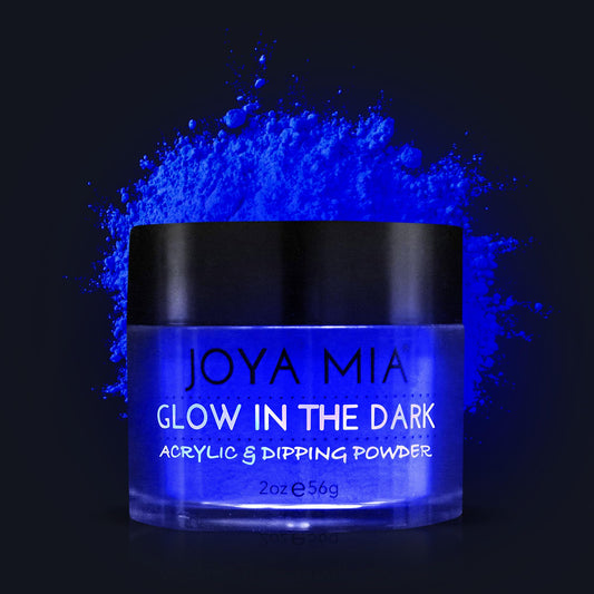 Glow-in-the-Dark Acrylic & Dipping Powder - Premium Nail Powder for Flawless Enhancements, Available in 12 Colors, 2 oz (DPGW-2) - Joya Mia