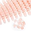 LIARTY 240 Pcs Natural French Short False Nails 12 Size Acrylic Full Cover Nails with Simple Case Press on(240Pcs) Beauty & Personal Care LIARTY