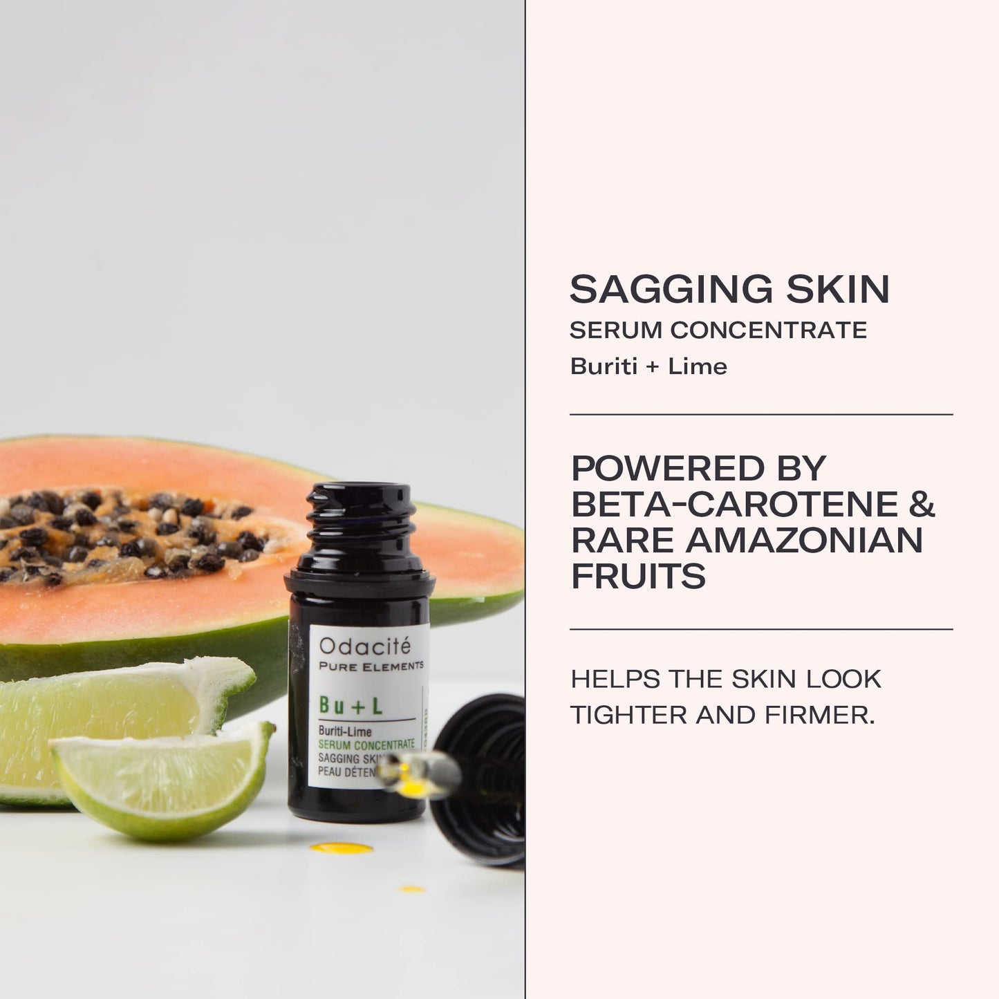 ODACITE Anti Aging Serum Concentrate with Buriti Oil, Vitamin C, Beta-Carotene - 0.17 fl. oz Beauty & Personal Care ODACITE