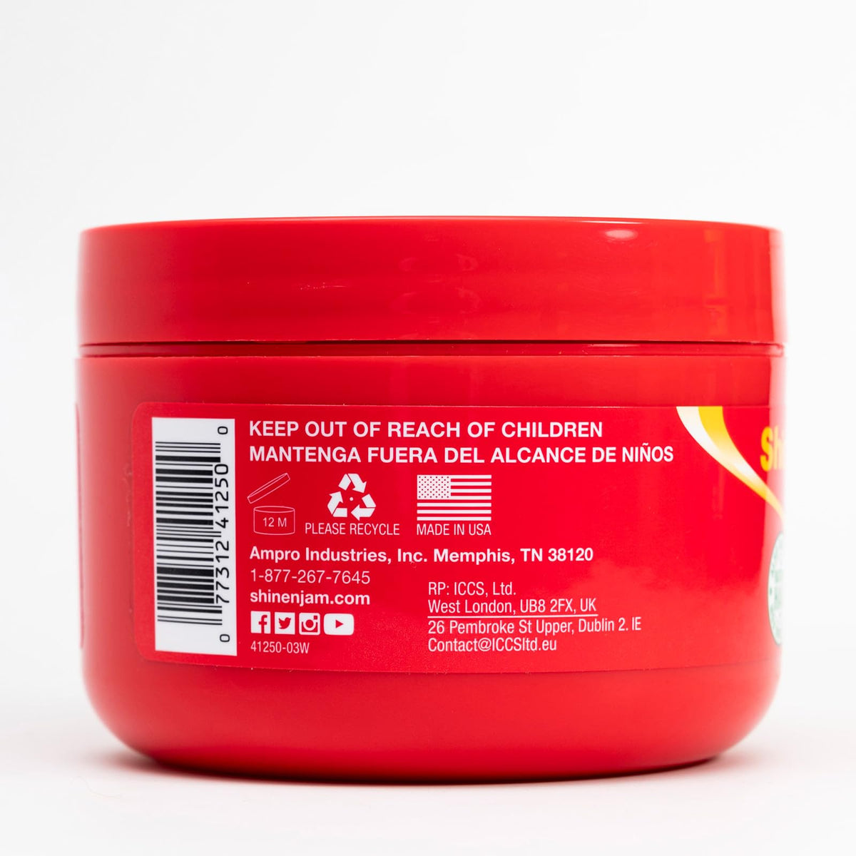 AmPro Shine-n-Jam Magic Fingers Gel for Braids - Provides Firm Hold with Non-Greasy Shine - Strengthens Hair with Silk Proteins - Works on Any Hair Beauty & Personal Care AmPro