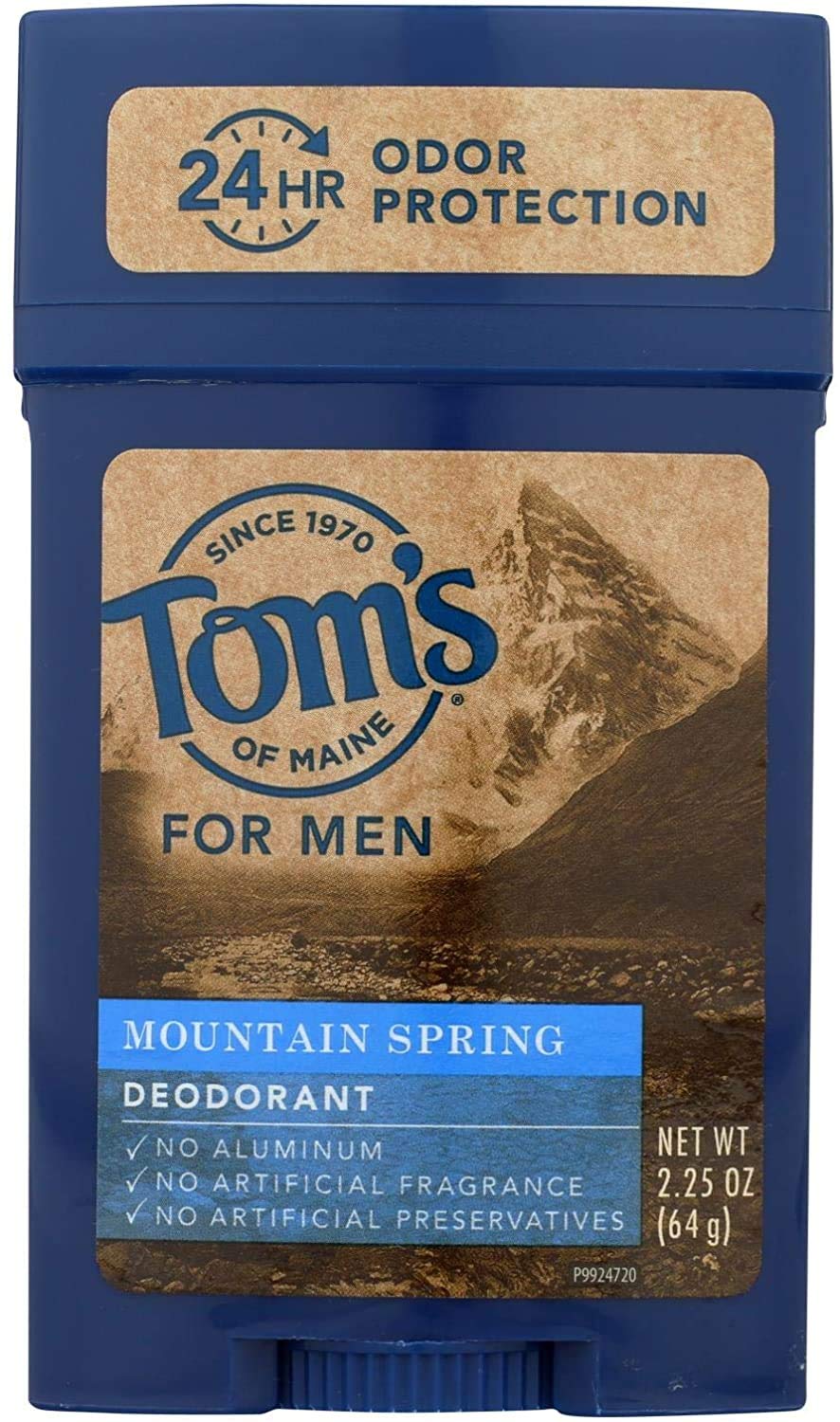 Tom's of Maine Natural Long Lasting Men's Deodorant, Mountain Spring 2.25 oz Beauty and Personal Care Tom's of Maine