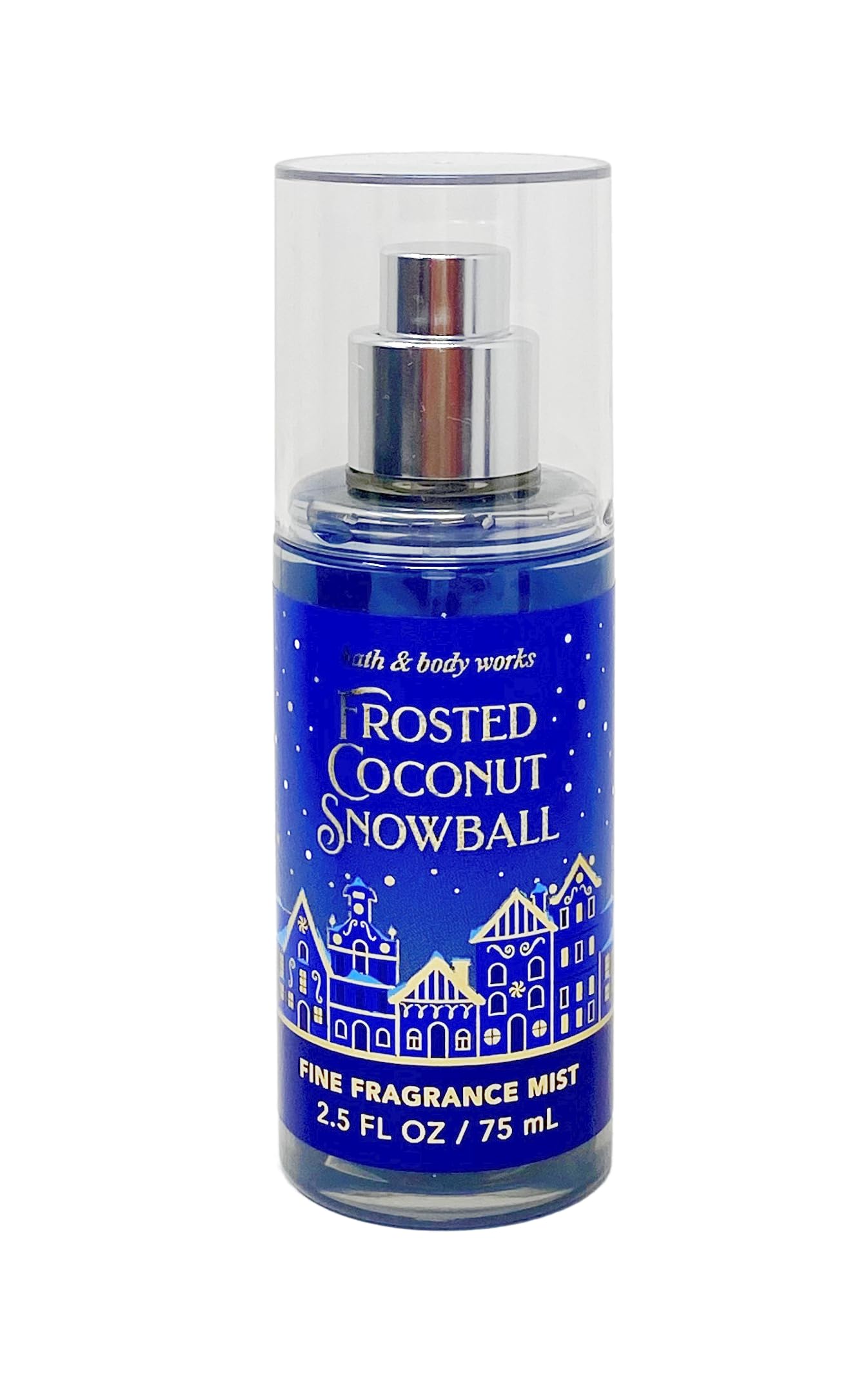Bath & Body Works Frosted Coconut Snowball - Mini Gift Set - Fine Fragrance Mist, Body Cream and Body Wash with a Natural Oats Sample Soap Beauty and Personal Care Bath & Body Works
