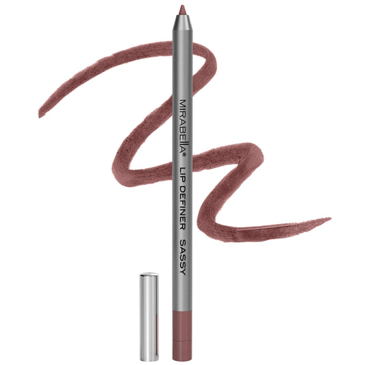 Mirabella Line & Define Lip Definer Lip Pencil, Smoothing & Moisturizing Retractable Lip Liner with Long-Lasting & Ultra-Creamy Formula, Antioxidants Beauty & Personal Care Mirabella