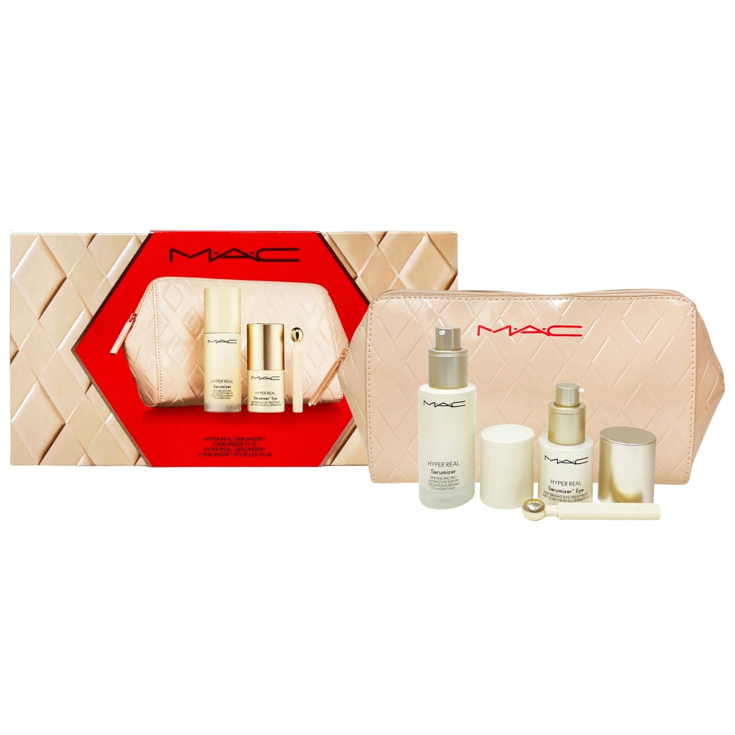 M·A·C Cosmetics Holiday Exclusive Hyper Real Radiant Face and Eye Skin Care 4 Piece Kit Beauty & Personal Care MAC