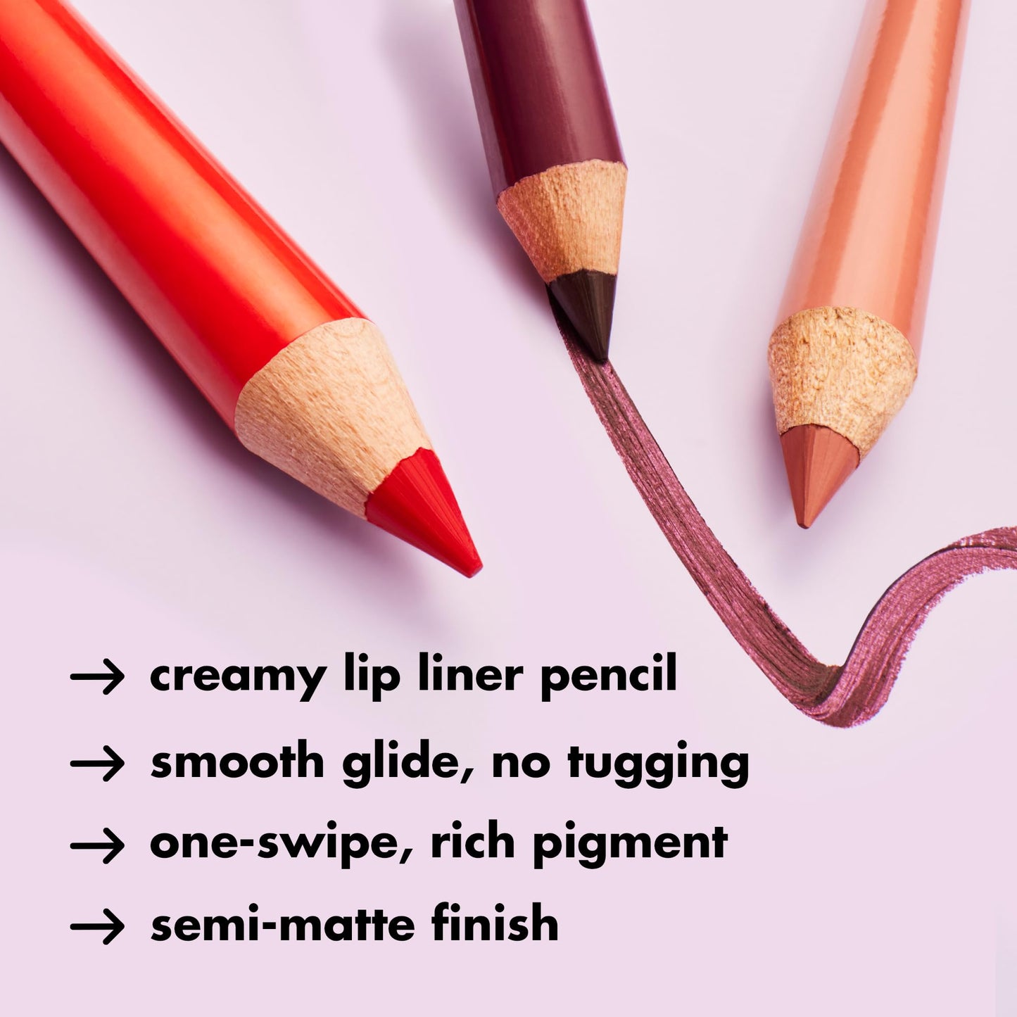 e.l.f. Cream Glide Lip Liner, Highly-Pigmented Pencil For Shaping & Sculpting Lips, Semi-Matte Finish, Vegan & Cruelty-Free, Mauve Aside Beauty & Personal Care e.l.f.