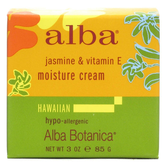 ALBA BOTANICA MOISTURE CRM,JASMN&VIT E, 3 OZ Beauty & Personal Care Alba Botanica