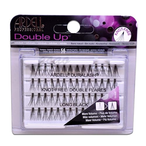 Ardell Double Individuals Knot Free Double Flares Black Long (3 Pack) Beauty & Personal Care Ardell
