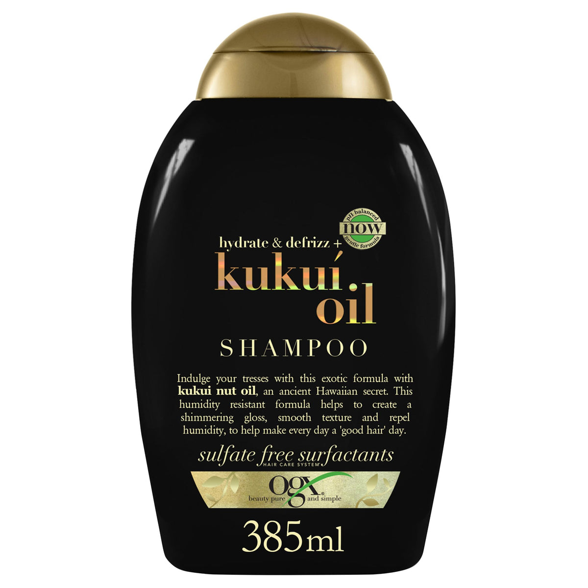 OGX Hydrate + Defrizz Kukui Oil Shampoo, 13 Ounce Beauty & Personal Care OGX