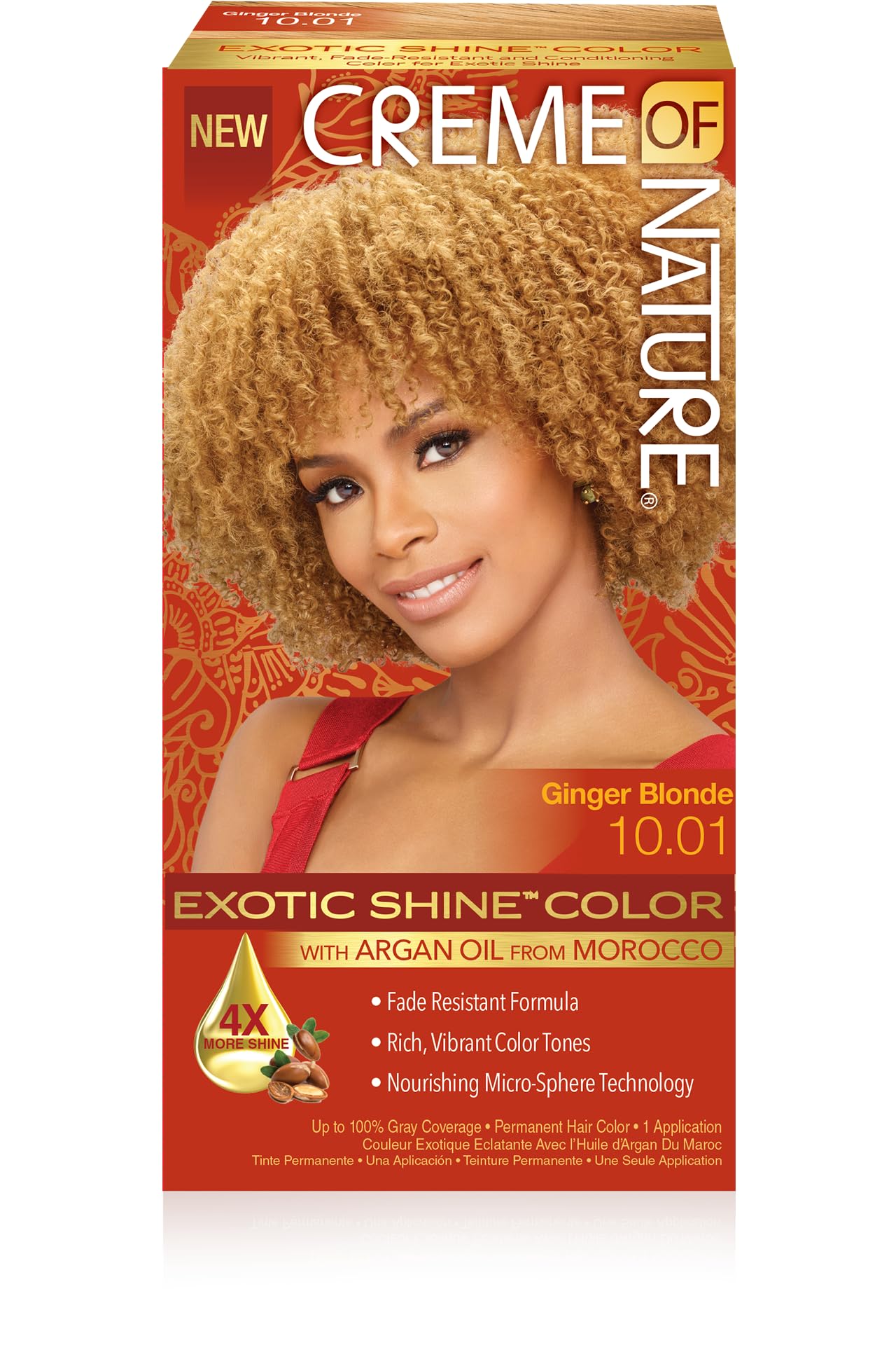 Creme Of Nature Color #9.2 Light Caramel Brown Exotic Shine (Pack of 2) Beauty & Personal Care Creme of Nature