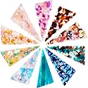 Geyoga 10 Pieces Acrylic Resin Hair Clips Barrettes Geometric Alligator Hair Clips Colorful Marble Pattern Hairpins Styling for Women Accessories Beauty & Personal Care Geyoga