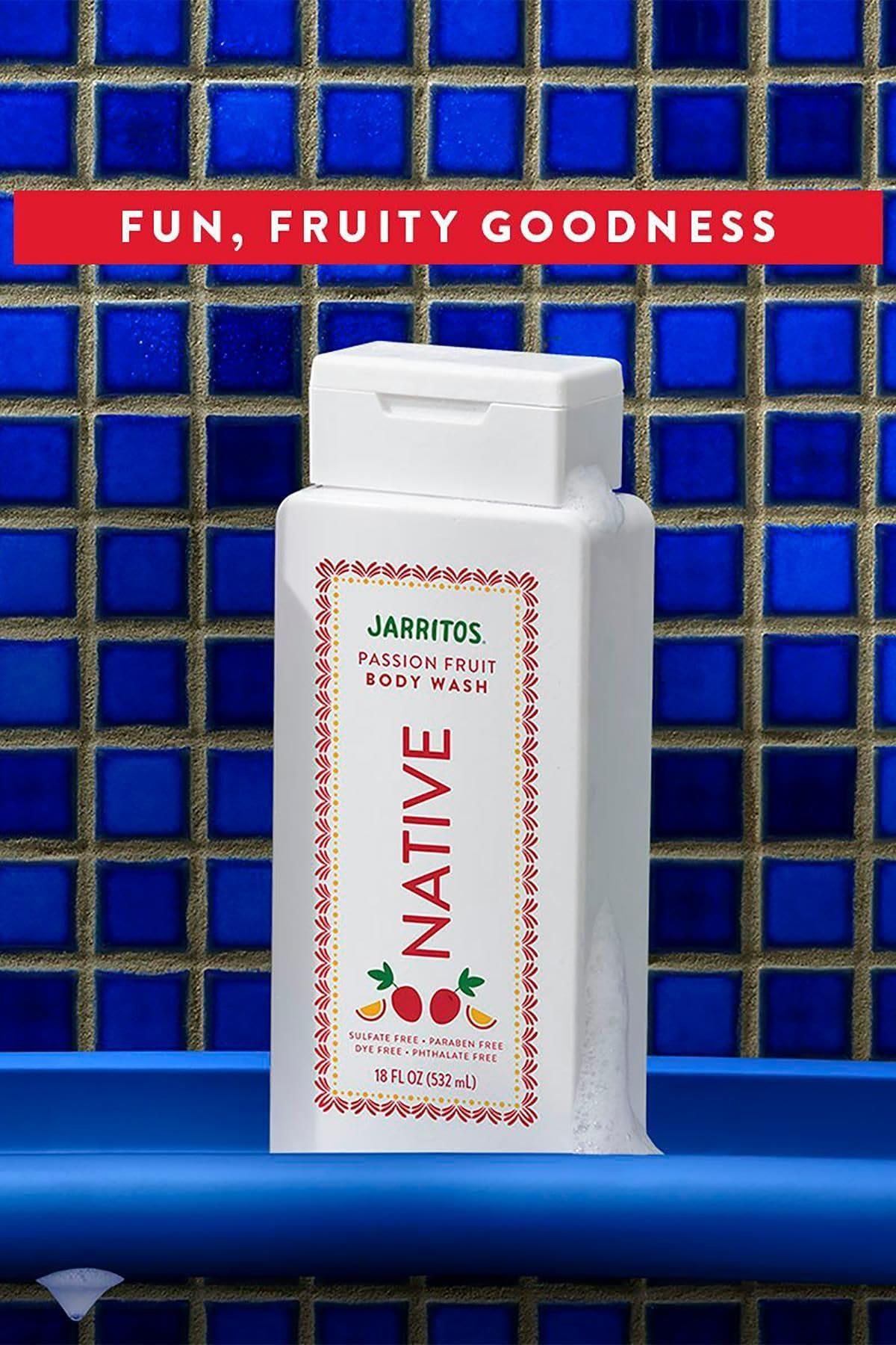 Native Limited Edition Jarritos Passionfruit Scented Body Wash - 18 fl oz Beauty & Personal Care Native