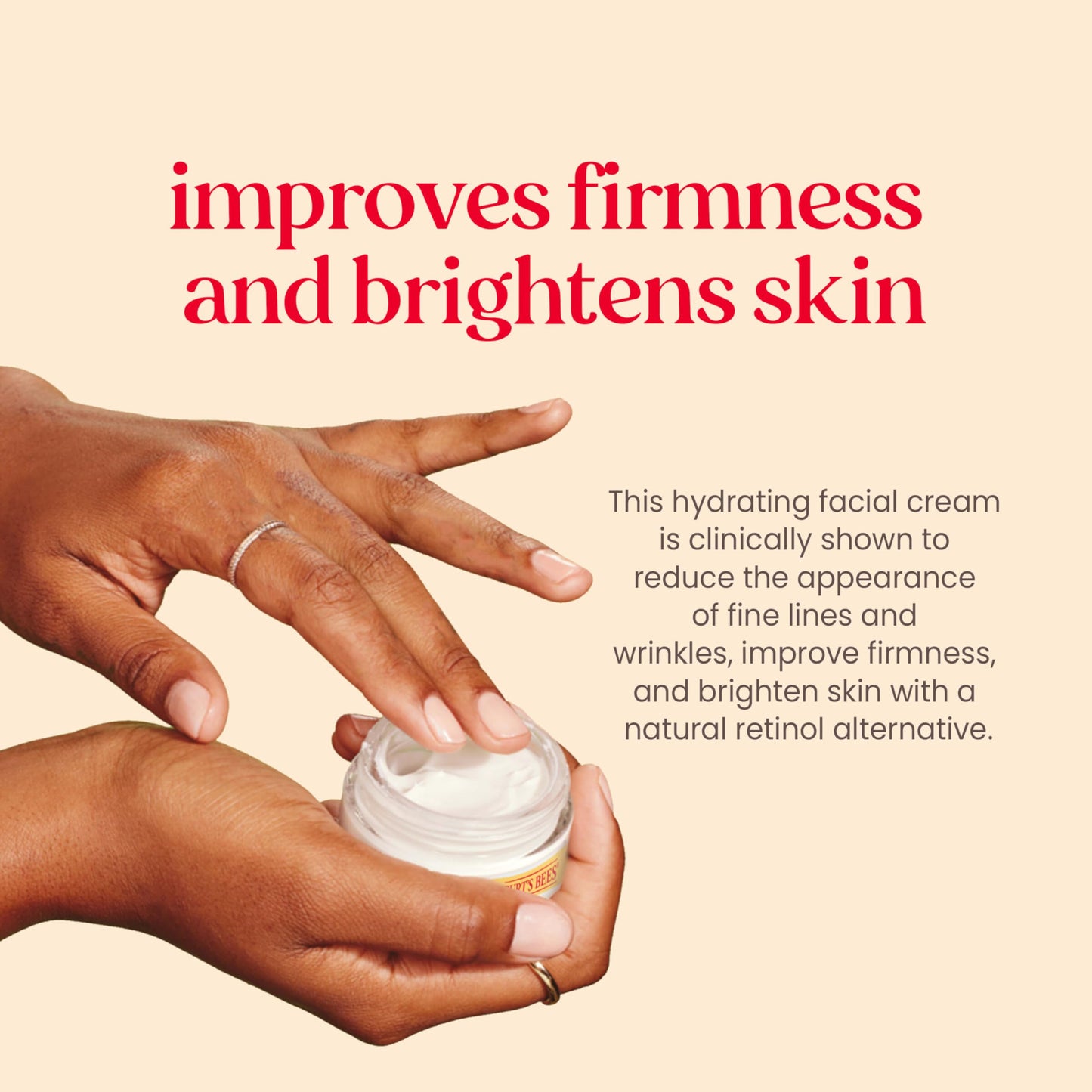 Burt's Bees Renewal Fragrance-Free Firming Moisturizing Face Cream With Natural Retinol Alternative, Firming Face Cream With Bakuchiol, 99 Percent Beauty & Personal Care Burt's Bees