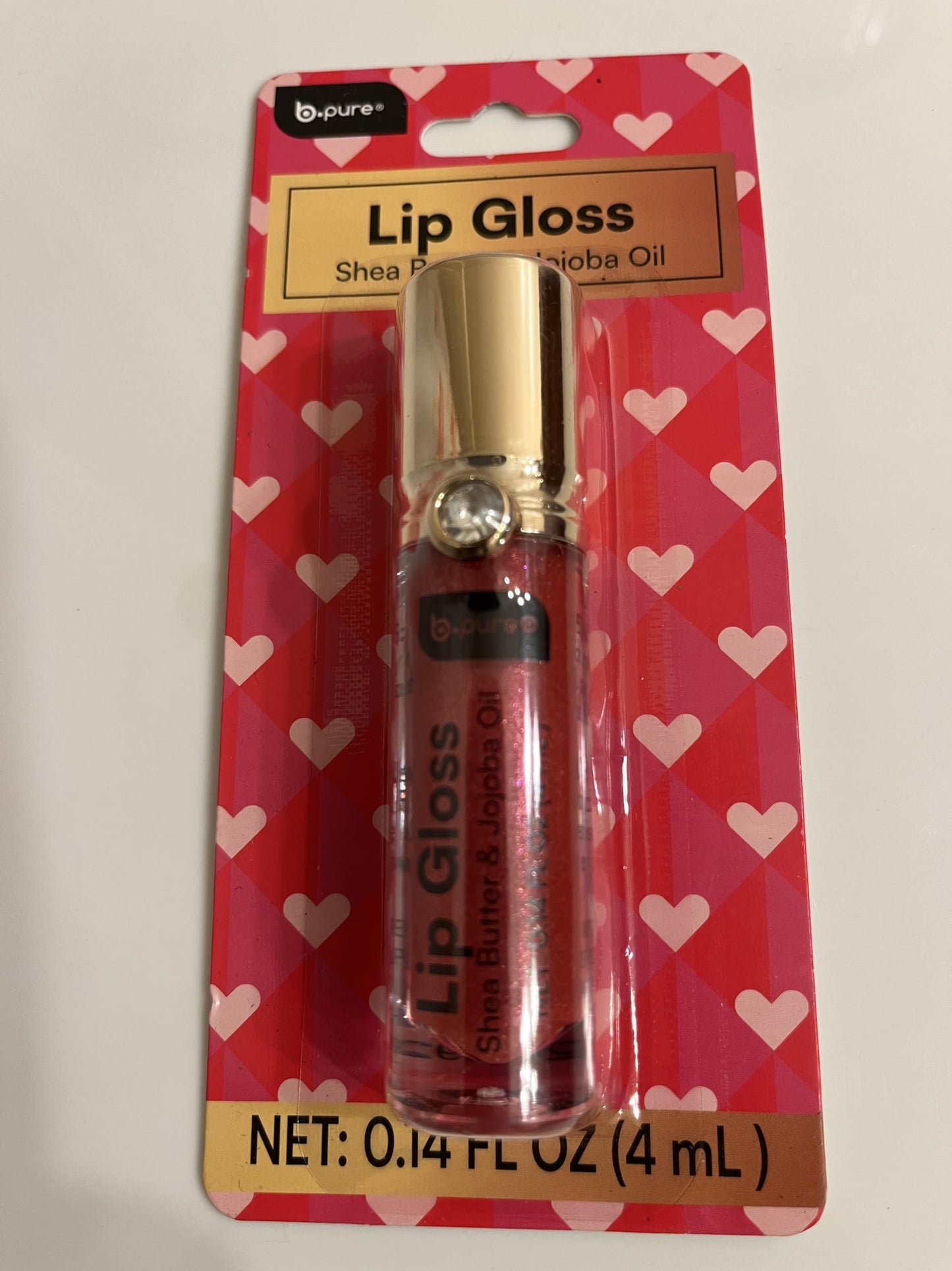 b.pure Lip Gloss with Shea Butter and Jojoba Oil, 0.14 FL OZ (4mL) Beauty & Personal Care b.pure