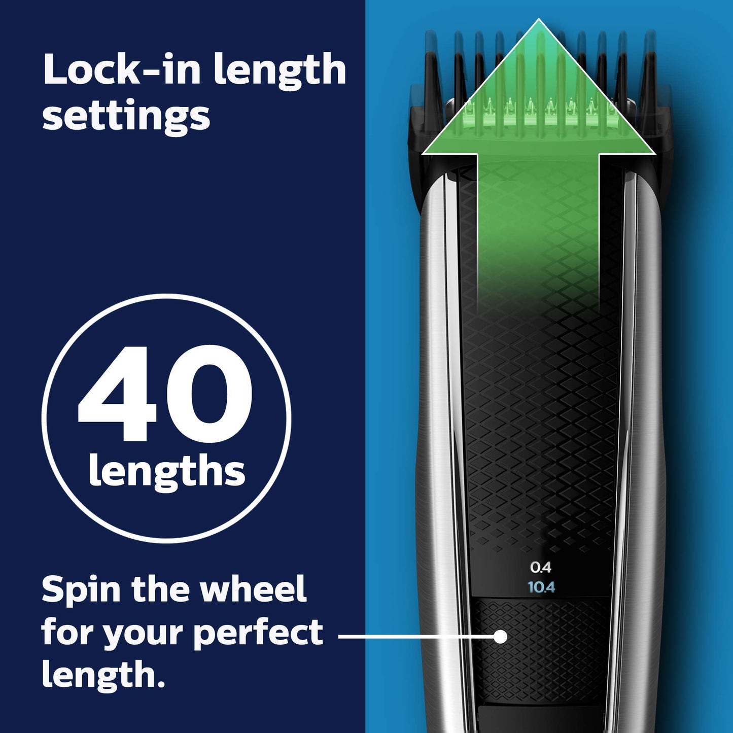 Philips Norelco Beard Trimmer and Hair Clipper Series 5500, electric, cordless, one pass beard trimmer and hair clipper with washable feature for easy Beauty and Personal Care Norelco