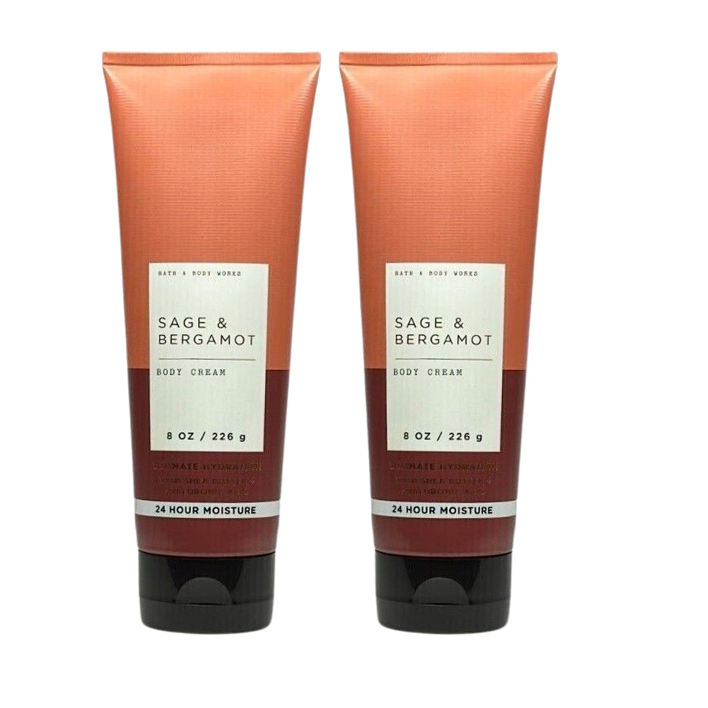 Bath & Body Works Ultimate Hydration Body Cream Pack of 2 (Sage Bergamot),8.0 fluid_ounces Beauty & Personal Care Bath & Body Works