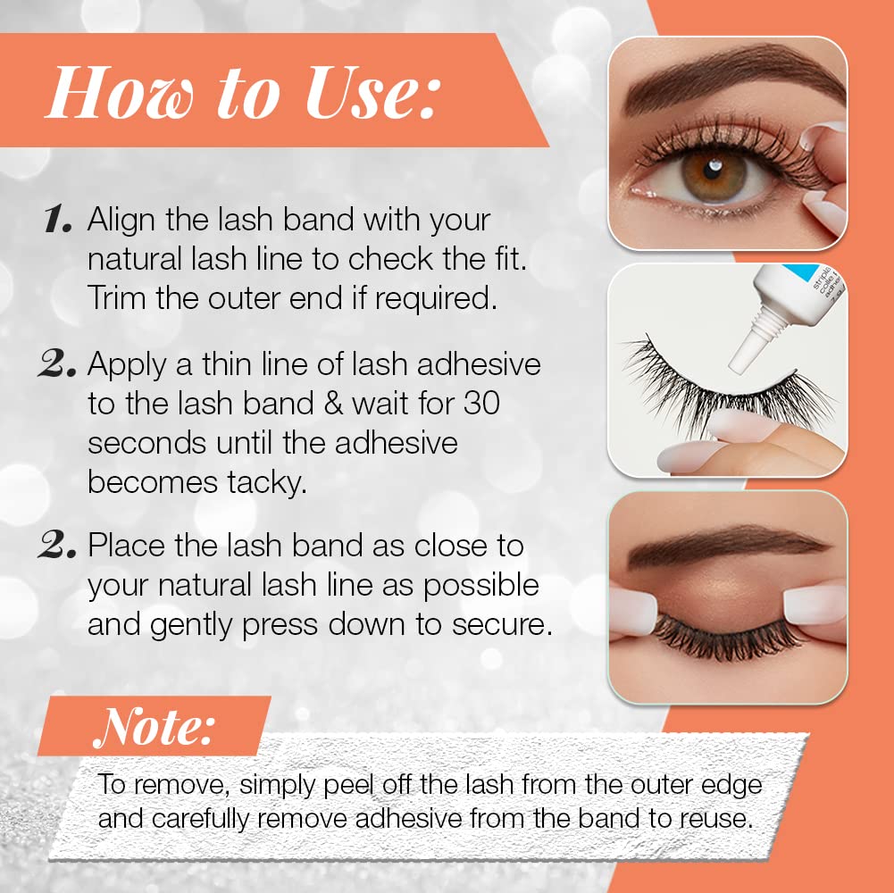 Ardell BBL Big Beautiful Lashes 971 Poppin, with DUO Clear Adhesive, 1 pack Beauty & Personal Care Ardell