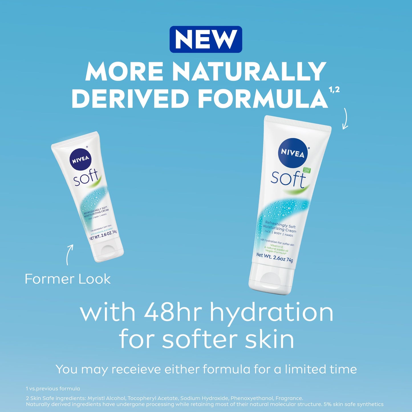 NIVEA Soft Refreshingly Soft Moisturizing Cream, Lightweight Moisturizer for Face, Body and Hands, Body Cream Enriched with Jojoba Oil and Vitamin E Beauty & Personal Care NIVEA
