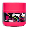 AmPro Shine-n-Jam Rainbow Edges - Strong Hold Curly Hair Gel for Women - Styling Gel for Women - Strengthens with Silk Protein - Cherry Apple - 4 oz Beauty & Personal Care AmPro