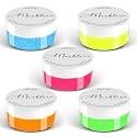 MARBLERS Cosmetic Grade Fine Glitter 5-Pack [Neon Max] 0.90oz (25g) | Non-Toxic | Vegan | Cruelty-Free | Eyeshadow, Nail Polish, Nail Art | Festival Beauty & Personal Care MARBLERS