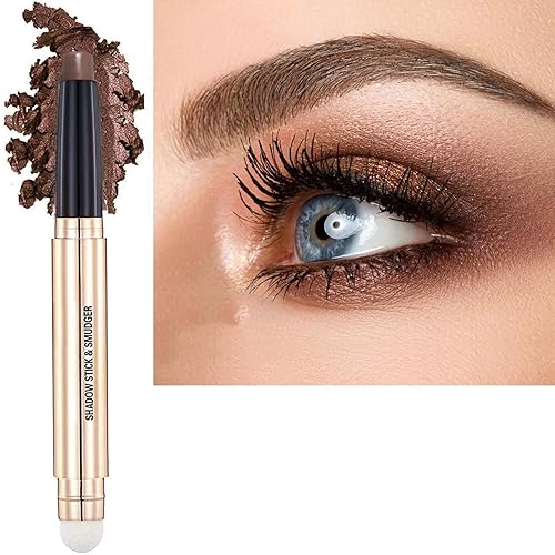 Metiplou Brown Eyeshadow Stick Eyeliner Matte Cream Smooth Eyeshadow Pencil Hypoallergenic Waterproof Long Lasting Eye shadow Dark Single Neutral Beauty & Personal Care Metiplou
