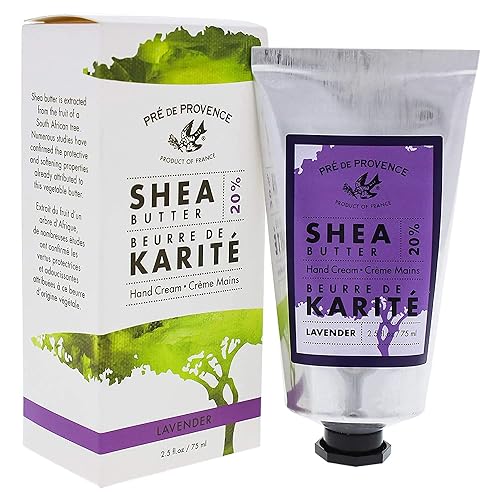 Pre de Provence Beurre De Karité Moisturizing Collection, Shea Butter Enriched Nourishing, Hand Cream, 75ML, Lavender Beauty & Personal Care Pre de Provence
