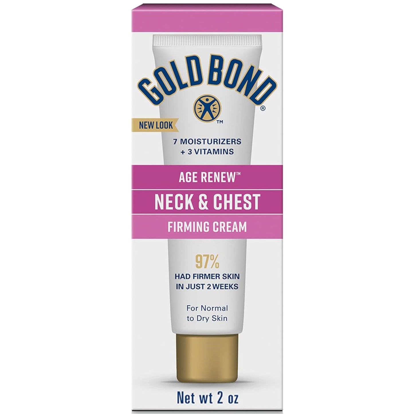 Gold Bond Neck & Chest Firming Cream 2 oz, Clinically Tested Skin Firming Cream (Pack of 2) Beauty & Personal Care Gold Bond