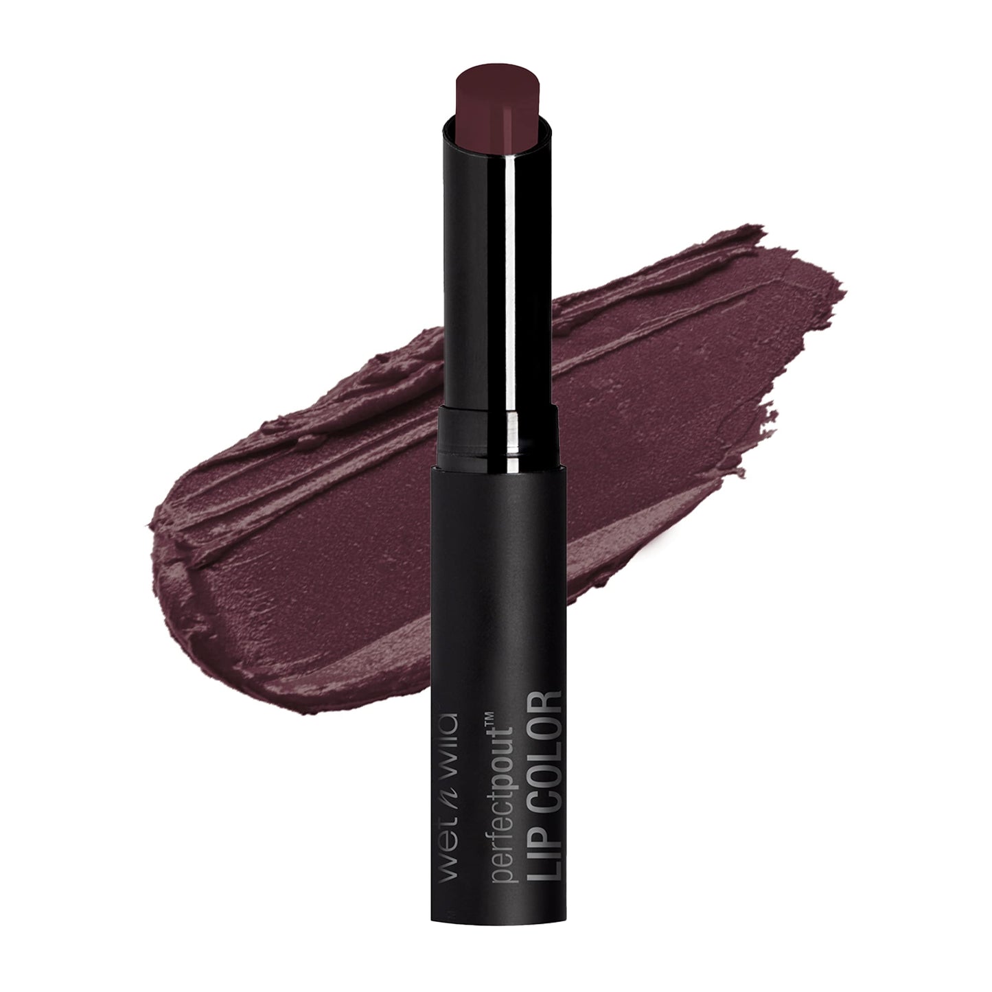 wet n wild Perfect Pout Lipstick, Dark Red My Blackberry Broke, Vegan | Gluten-Free | Cruelty-Free | Lip Color, Lip Color Beauty & Personal Care wet n wild