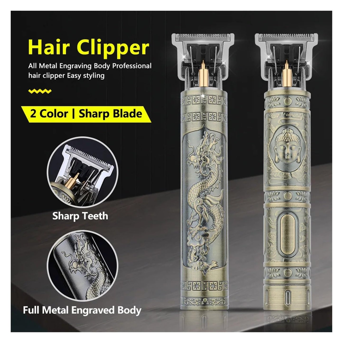 Razors Retro T9 Original Haircutting Machine Set Jackets Trimmer Men's Electric Shaver Male Barber Shaver(600 mh battery-04) Beauty and Personal Care EWKYLSEM