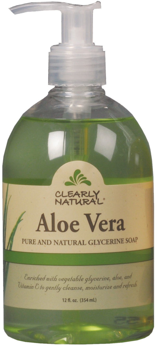 Clearly Natural Essentials Aloe Vera Liquid Glycerine Soap, 12 Ounce (Pack of 2) Beauty & Personal Care Clearly Natural