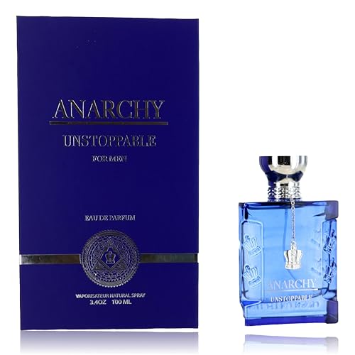 king of kings Anarchy Unstoppable for men 3.4 oz EDP Sicilian Orange; middle notes are Tunisian Neroli, Nigerian Ginger and Ceylon Cinnamon; base Beauty & Personal Care king of kings